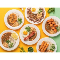 ［카레 + 튀김］세트