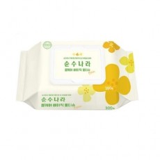 ［제일참］순수나라 올케어 베이직 물티슈 캡형 40g, 100매