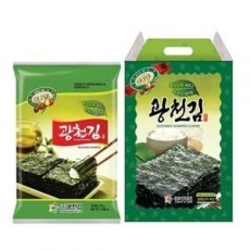 광천김 올리브유 바르고 녹차가 첨가된 김 5g×1개