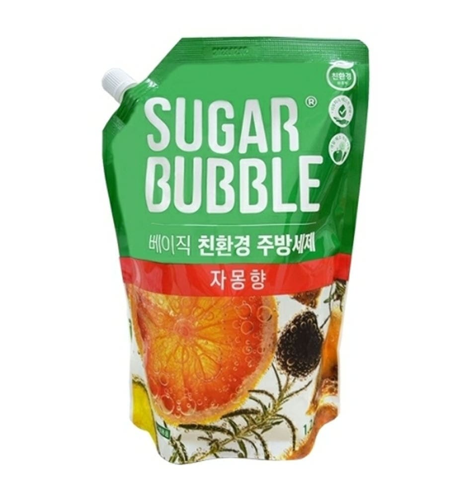 ［슈가버블］베이직 친환경 주방세제 1.2L (자몽향)