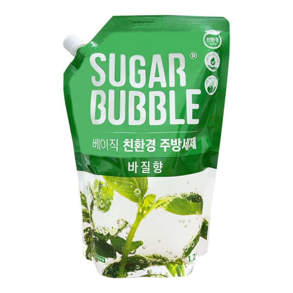 ［슈가버블］베이직 친환경 주방세제 1.2L (바질향)
