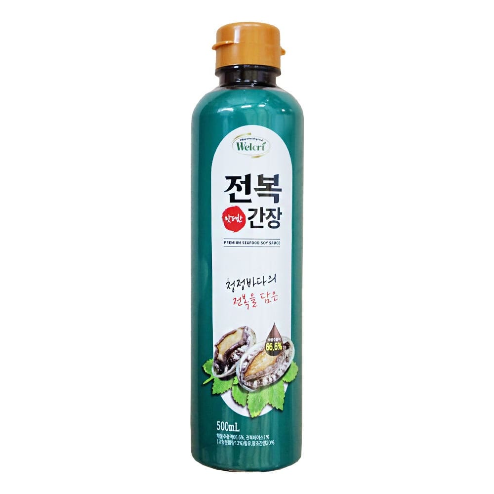 ［웰크리］맛더한 전복간장 500ml