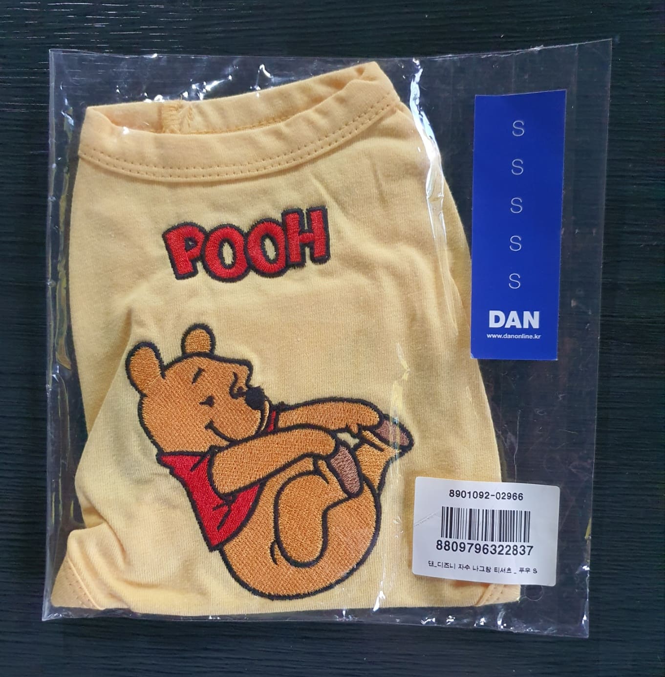 ［쇼아］애견의류 (디즈니 자수 나그랑 티셔츠)