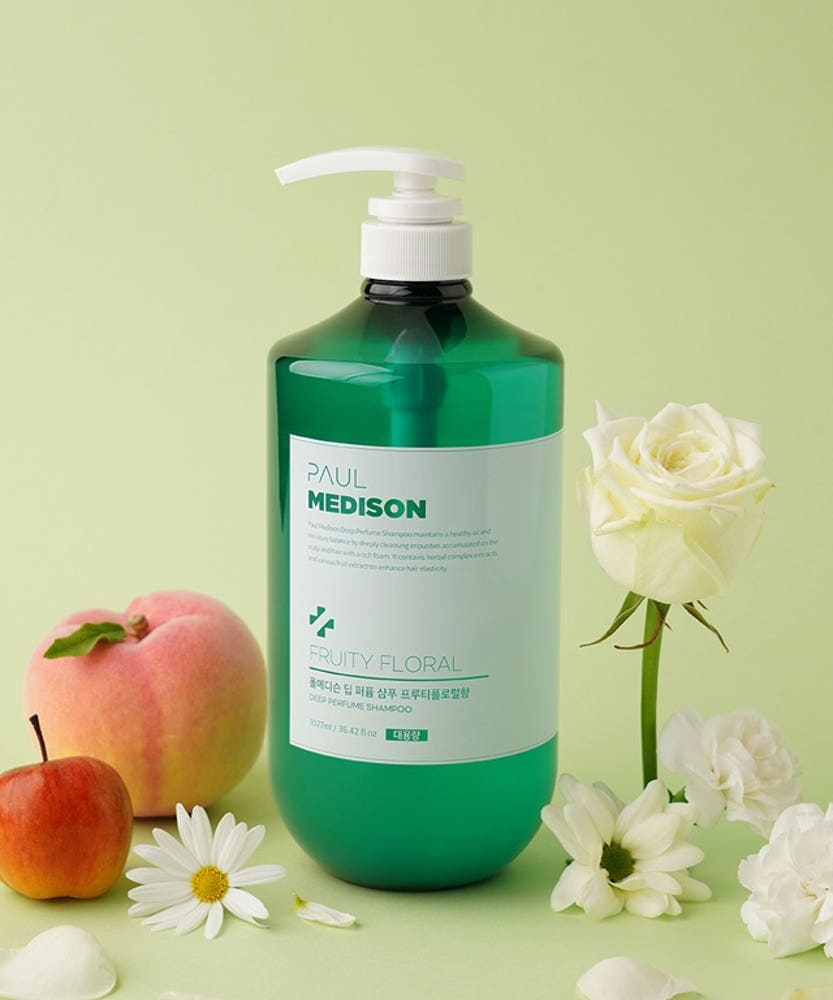 ［더블유비스킨］폴메디슨 딥 퍼퓸 샴푸 1077ml (프루티플로럴)