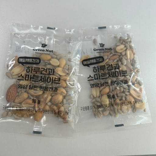 ［그린너트］하루견과 스마트세이브견과류 18g×1봉