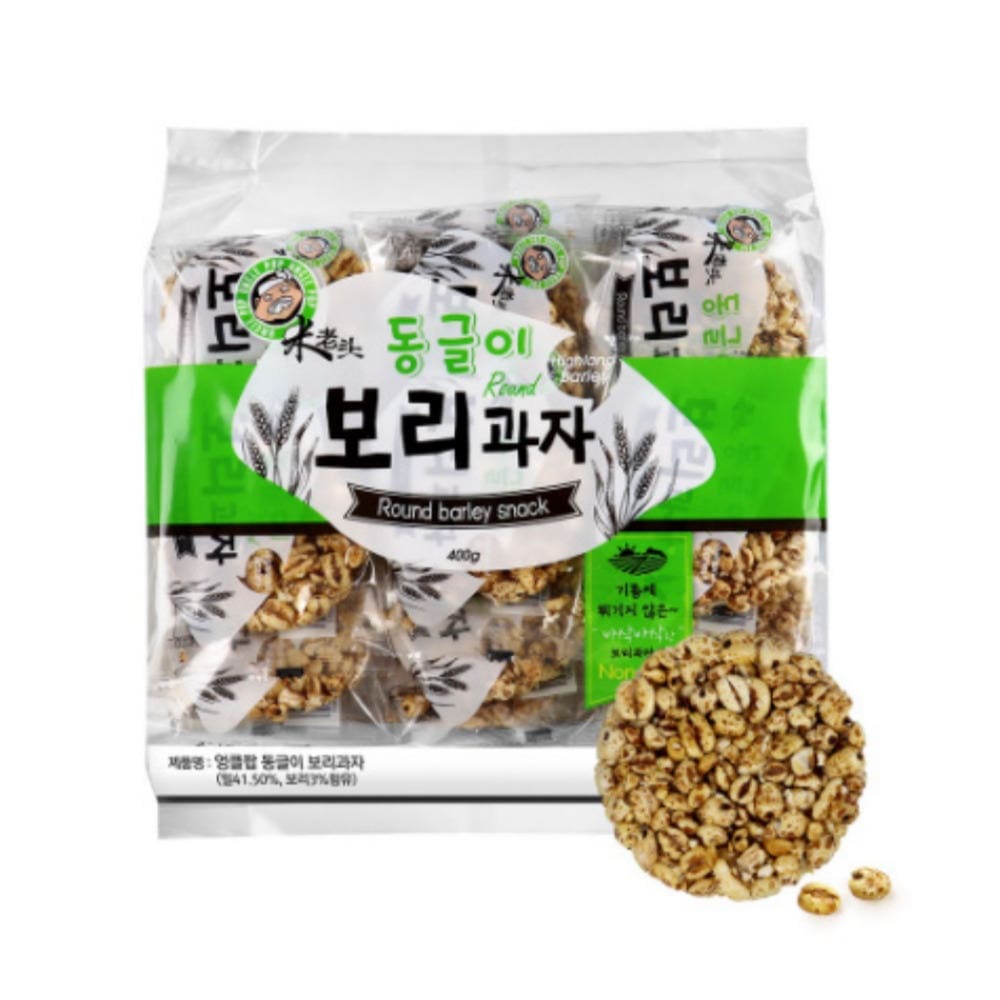 ［미성］엉클팝 동글이 보리과자 16.6g×1개