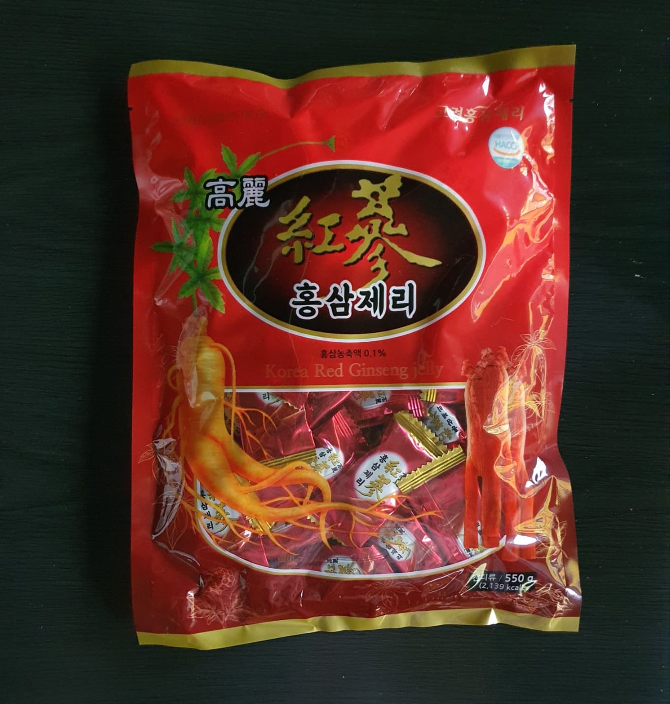 고려홍삼제리 550g