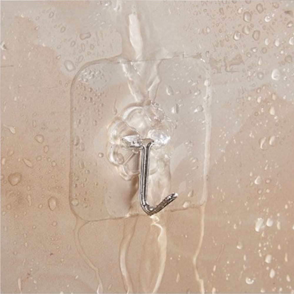 초강력접착 투명 다용도 아이언 후크×5개