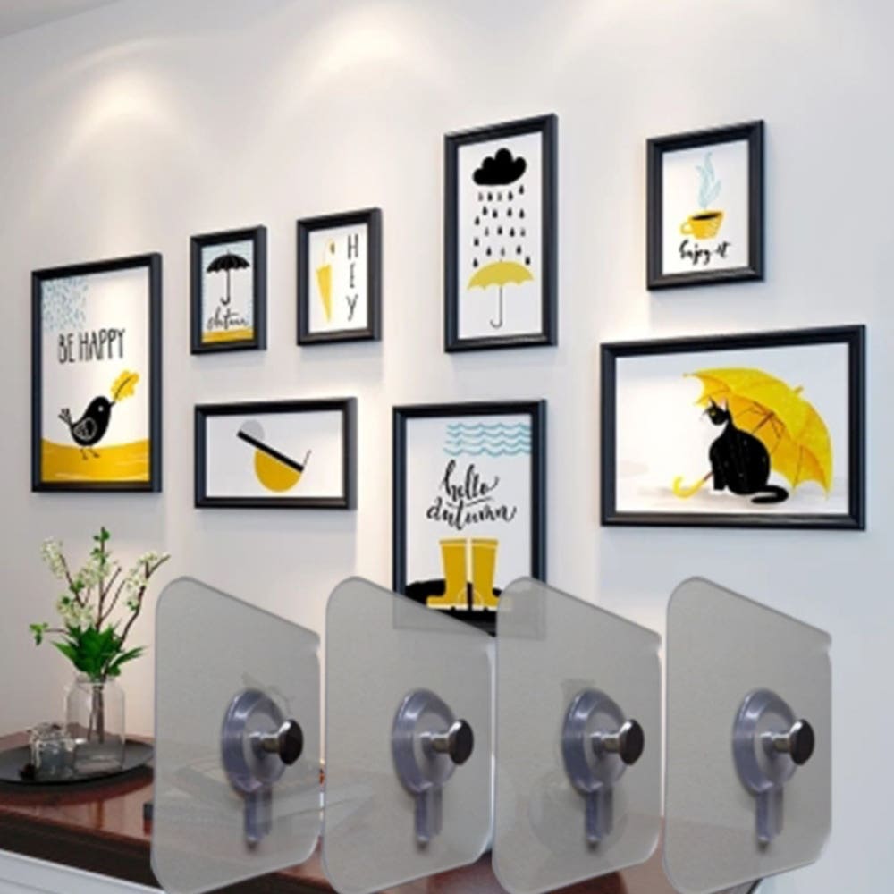 강력 접착 벽 후크×1개