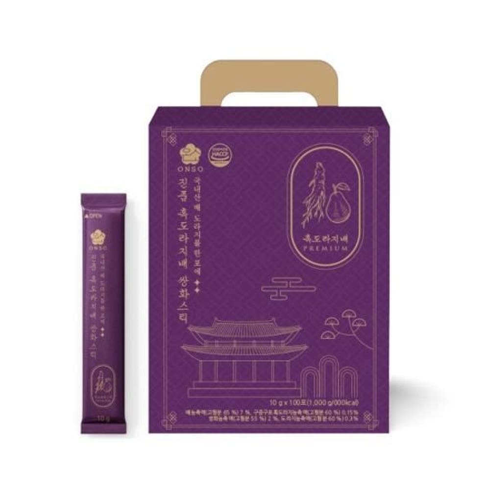 ［케이지이］진품 흑도라지배 쌍화스틱 10g×1포