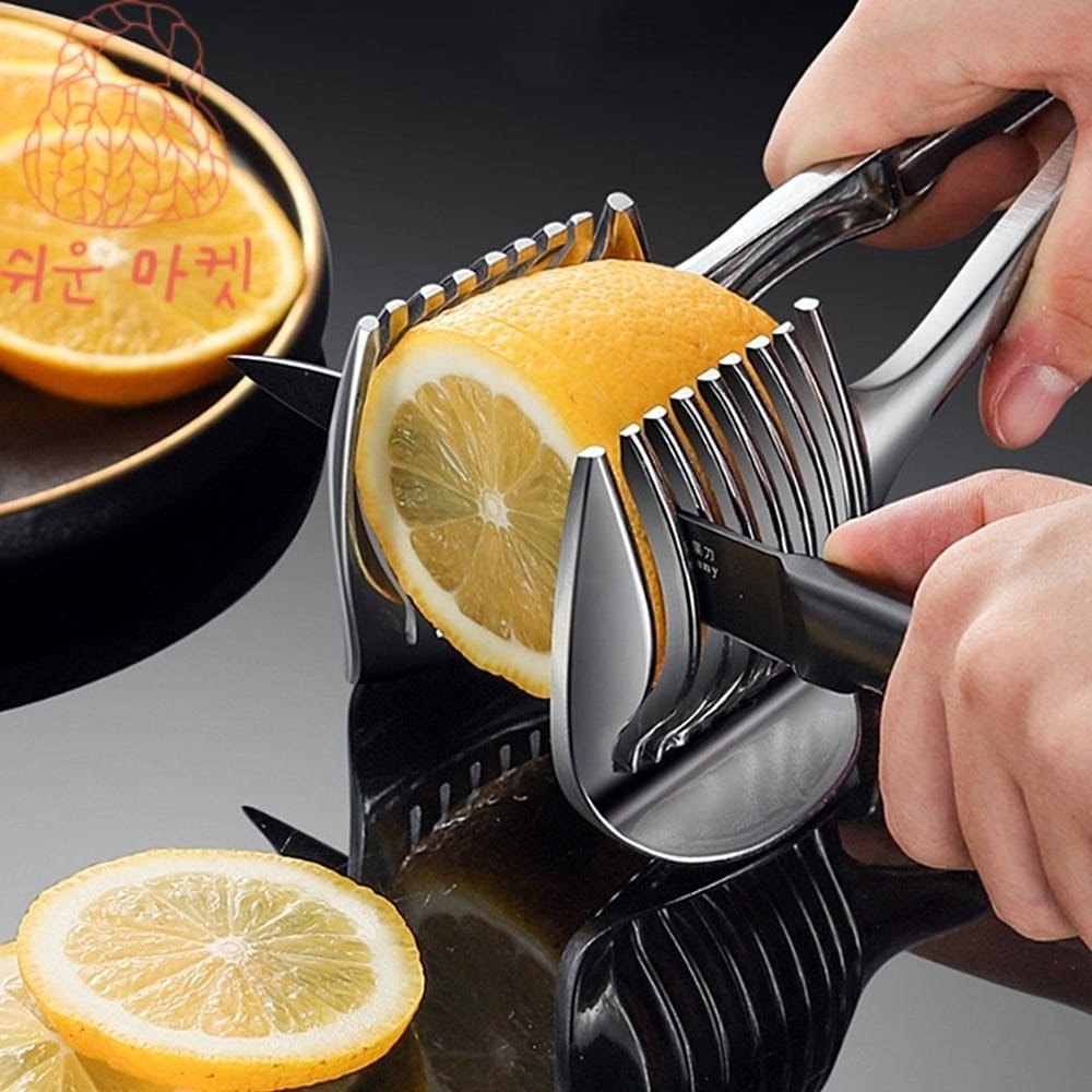 토마토 레몬 슬라이서 원형 과일