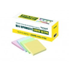 탐사 점착 메모지 76㎝*76㎝ 100매×1개