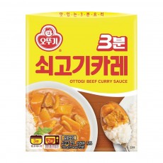 ［오뚜기］3분 쇠고기카레 200g