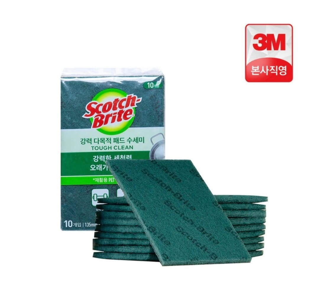 ［3M］스카치브라이트 강력 다목적 패드 수세미 중형 1개