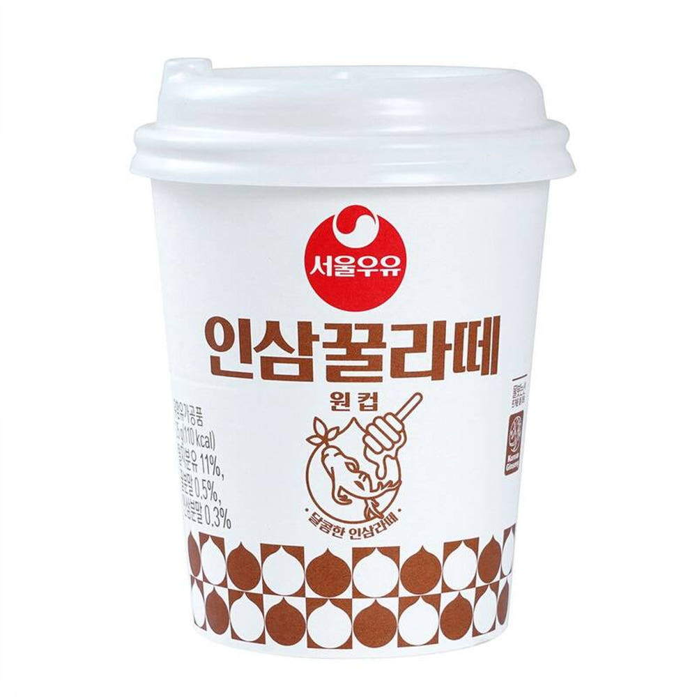 ［서울우유］인삼꿀라떼 원컵 25g