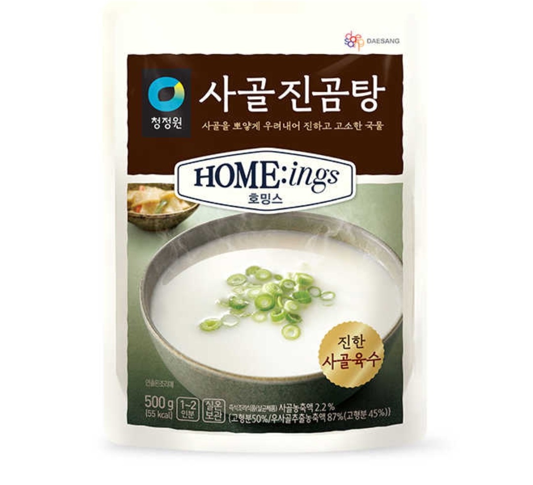 ［청정원］호밍스 사골진곰탕 500g