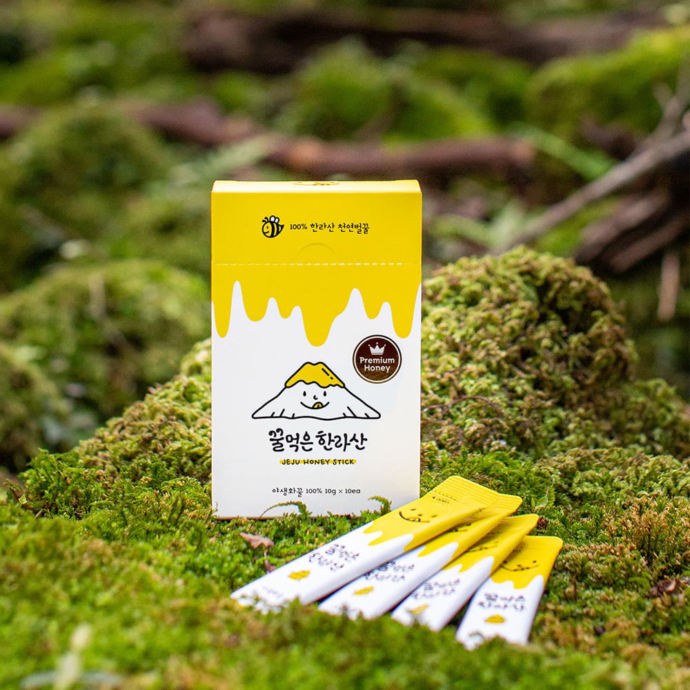［꿀먹은 한라산］제주 벌꿀 꿀스틱 10g×1개