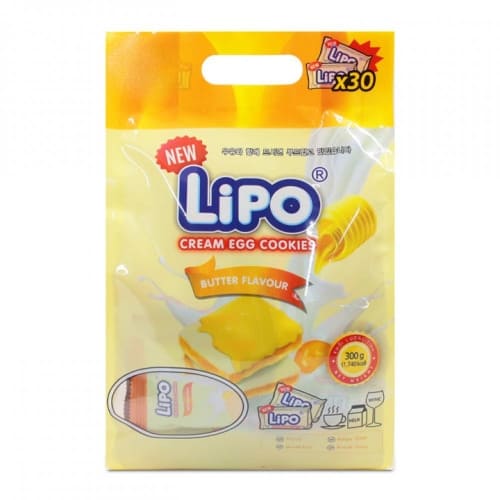 ［제일훼밀리］리포 크림 에그쿠키 버터향 10g×1개